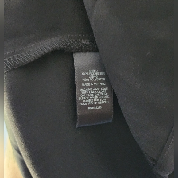 Express Black Long Sleeve Mini Dress – Size 2 - Picture 3 of 4